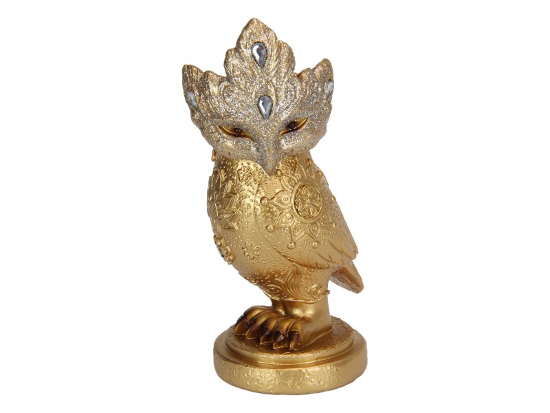 Mystical Gold Jewelled Owl